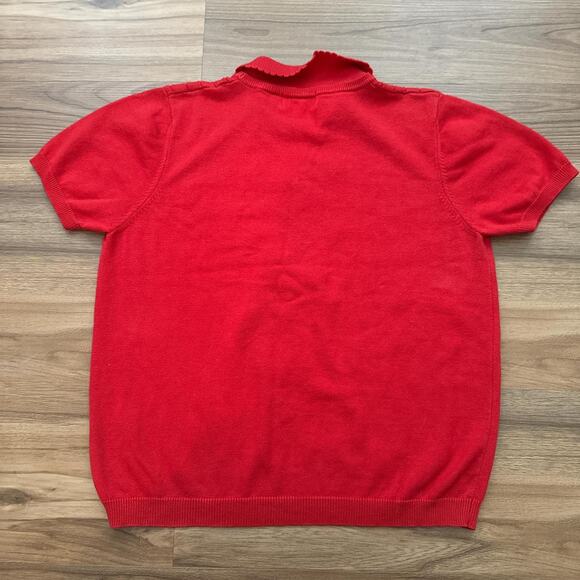 Vintage Women's Alfred Dunner Cable Knit Honey Bee Peter Pan Sweater Miss Honey - Picture 2 of 3